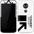 Black and White Arrows Moto E5 Play Skin